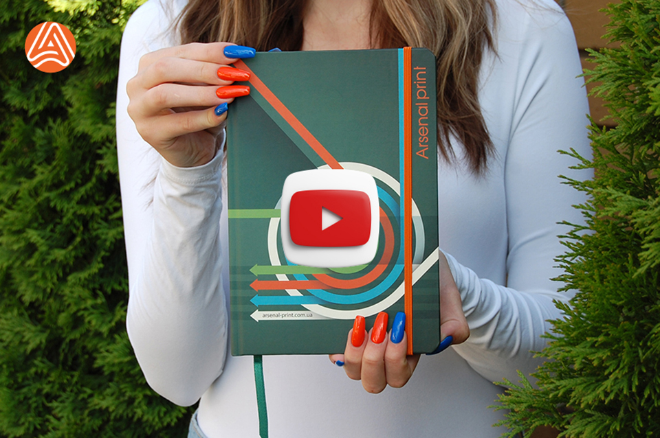 Друк блокнотів в лінійку- Тверда обкладинка-скруглені кути