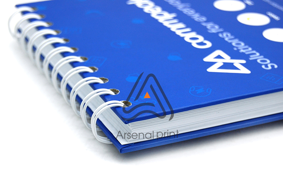 Блокнот на пружині - Тверда обкладинка