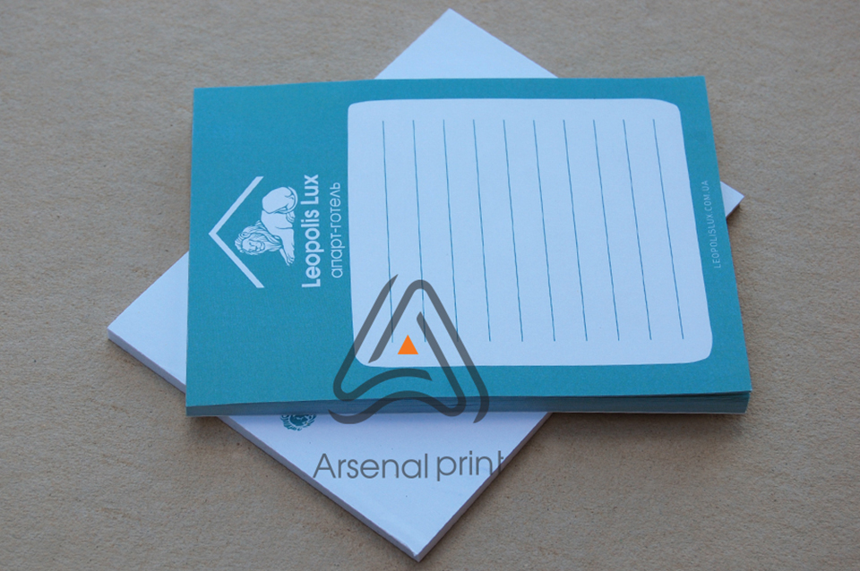 Блокнот з проклейкою без обкладинки