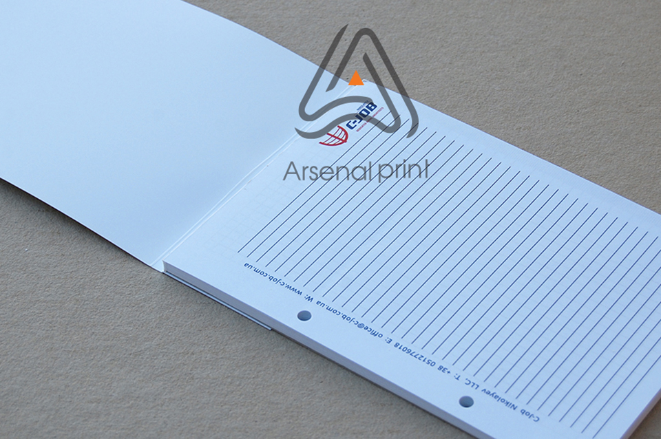 Замовити блокноти з відривними аркушами