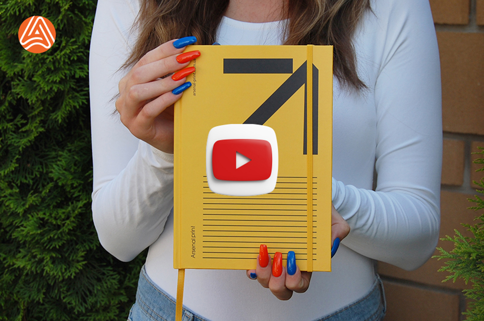 Друк блокнотів в лінійку -Тверда обкладинка