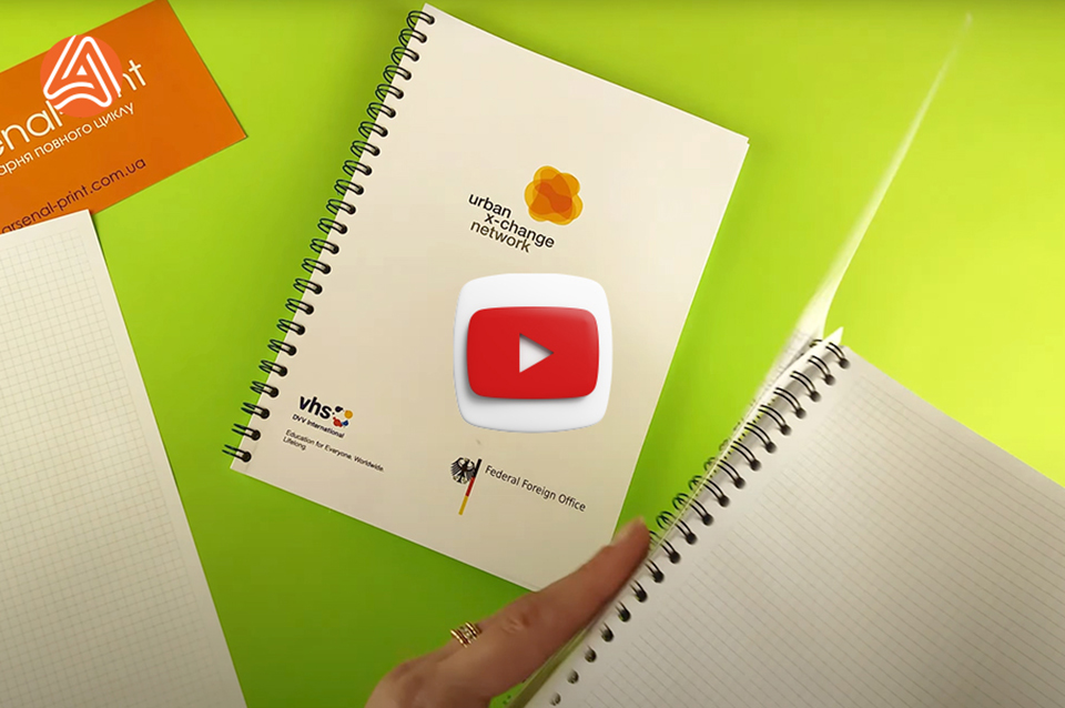 Друк блокнотів - аркуші із мікроперфорацією