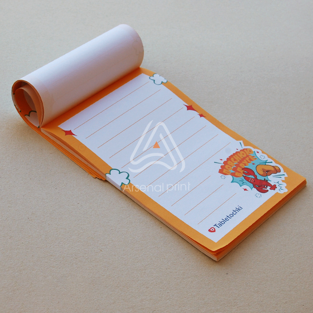 Відривний блокнот без обкладинки | 100х200мм