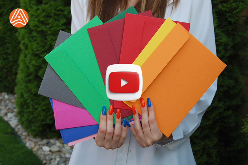 Конверт дизайнерський папір - С5