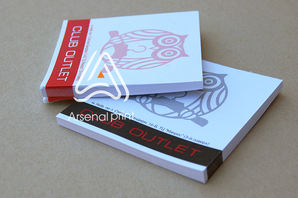 Блок для записів - кубарик