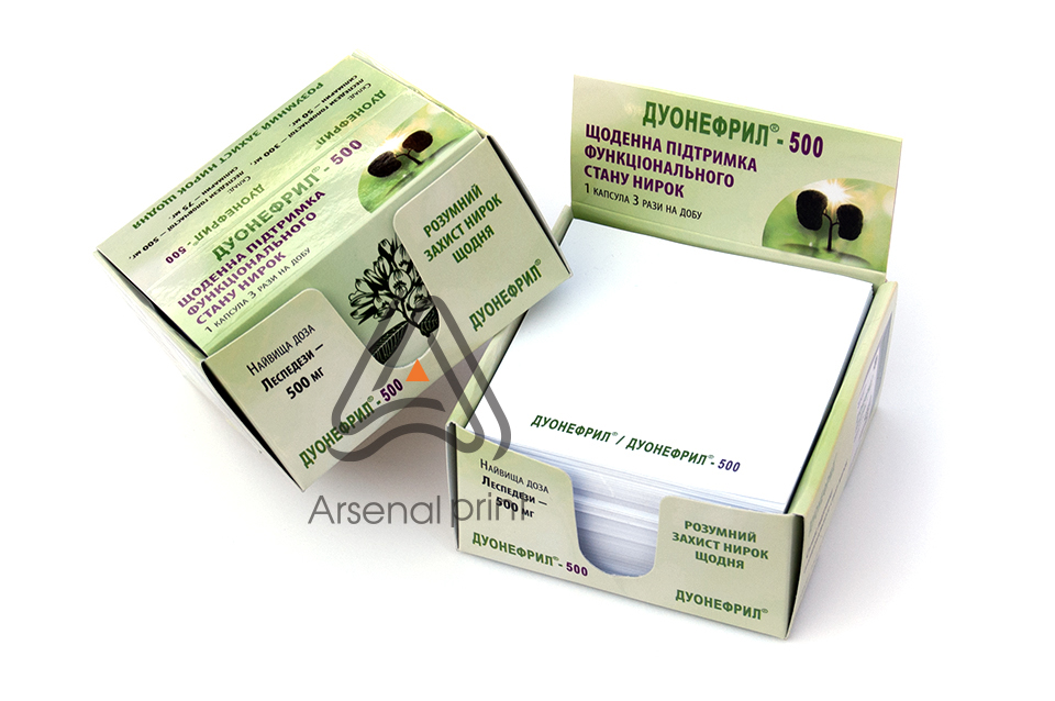 Замовити друк кубариків в коробці