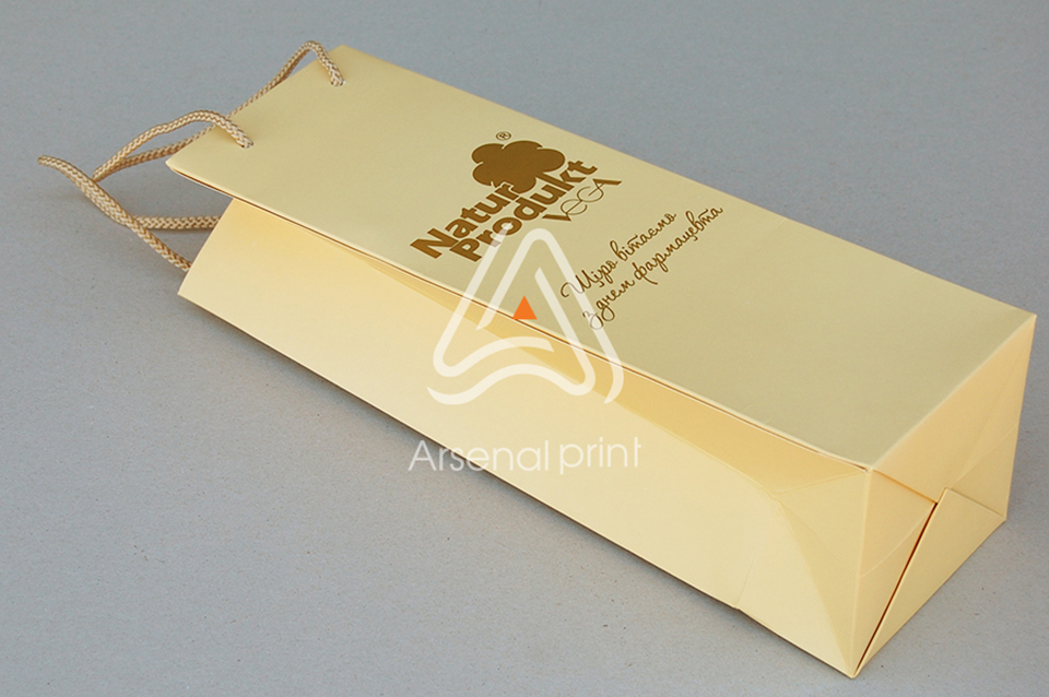 Виготовлення паперових пакетів для пляшок