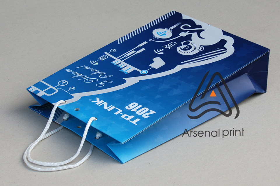 Паперовий  пакет 23х34х8