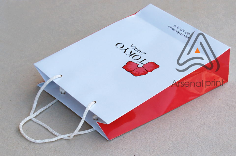 Друк паперових пакетів на замовлення