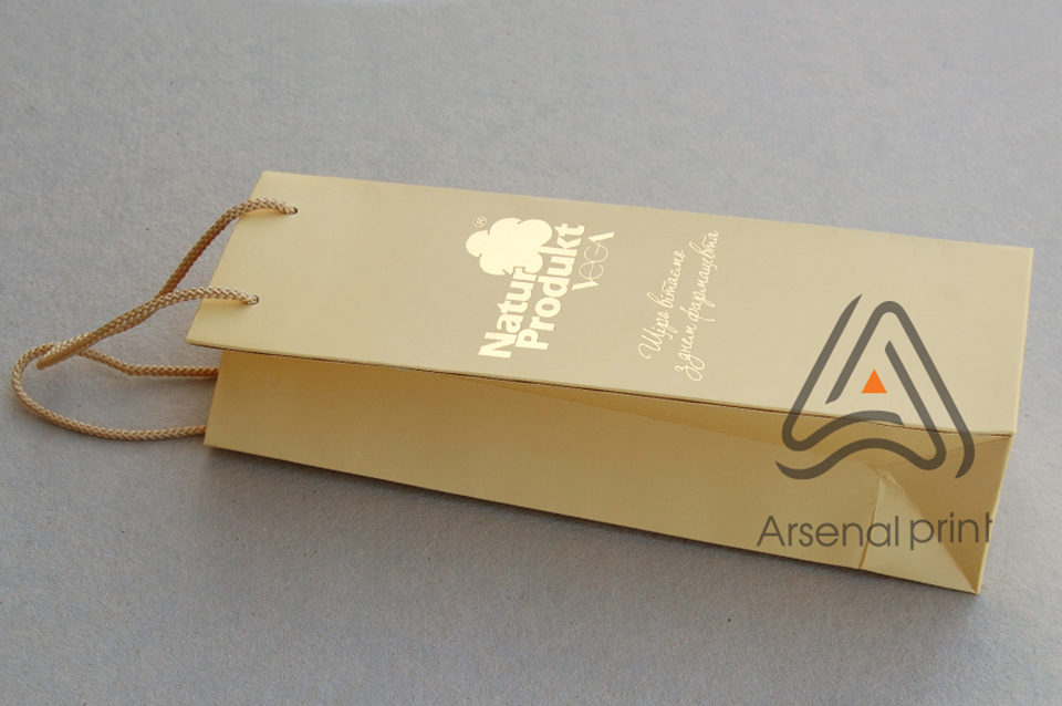 Пакет для пляшок - Друк на замовлення!