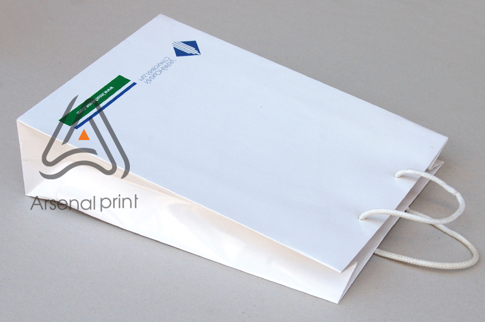 Друк пакетів картонних , з лого!