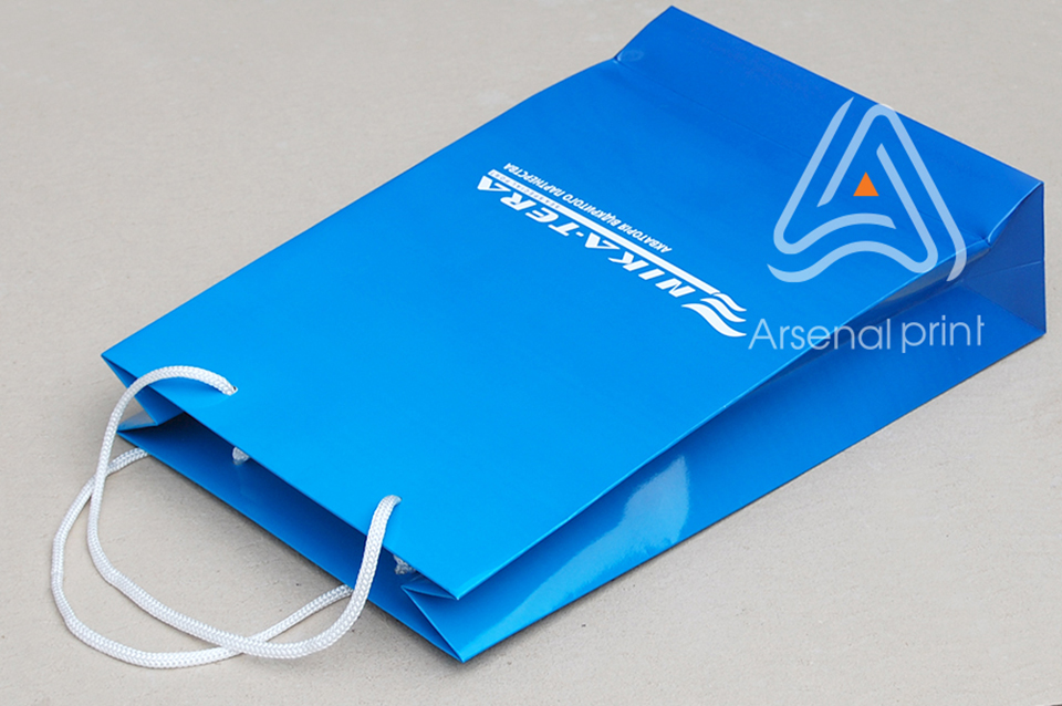 Друк рекламних паперових пакетів