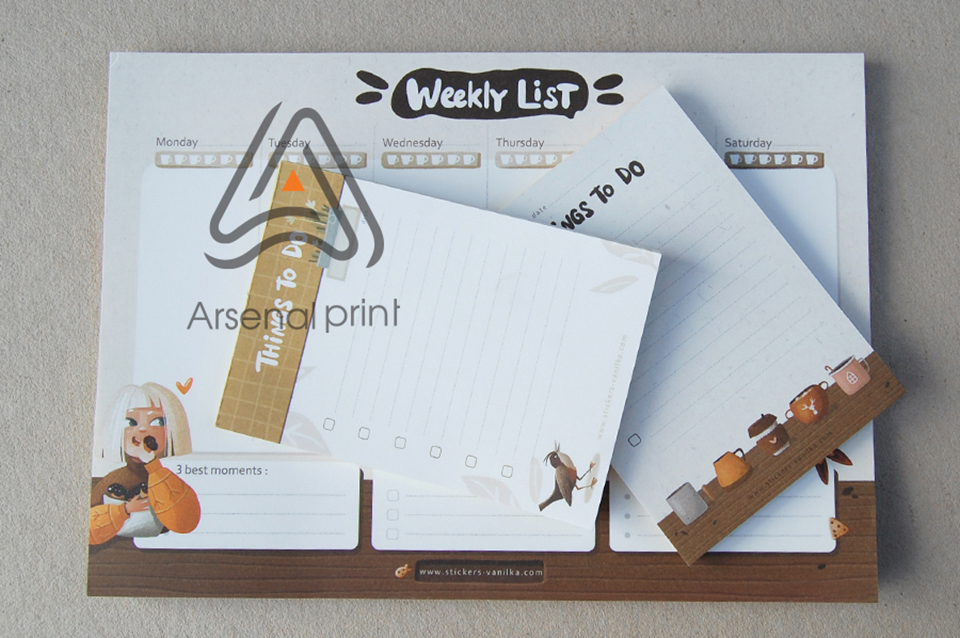 Weekly list printing