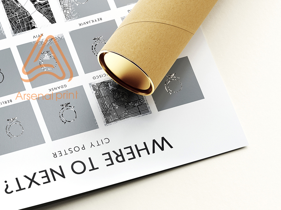 Друк плакатів СКРЕЙЧ- із  стираємими полями