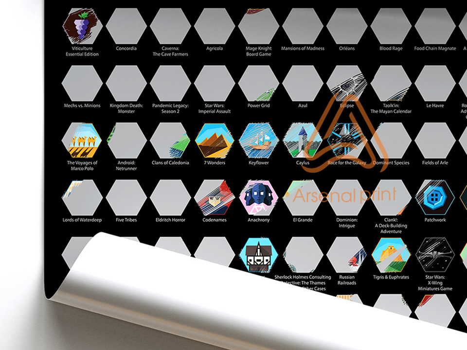 Замовити друк скретч постера