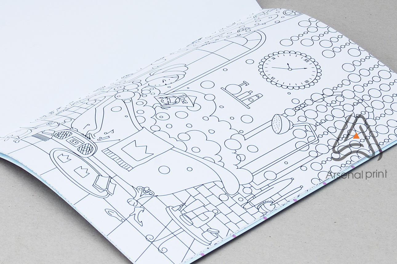 Друк книг - розмальовок