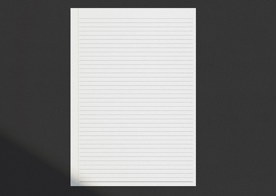 Блокнот аркуші в лінію, мікроперфорація