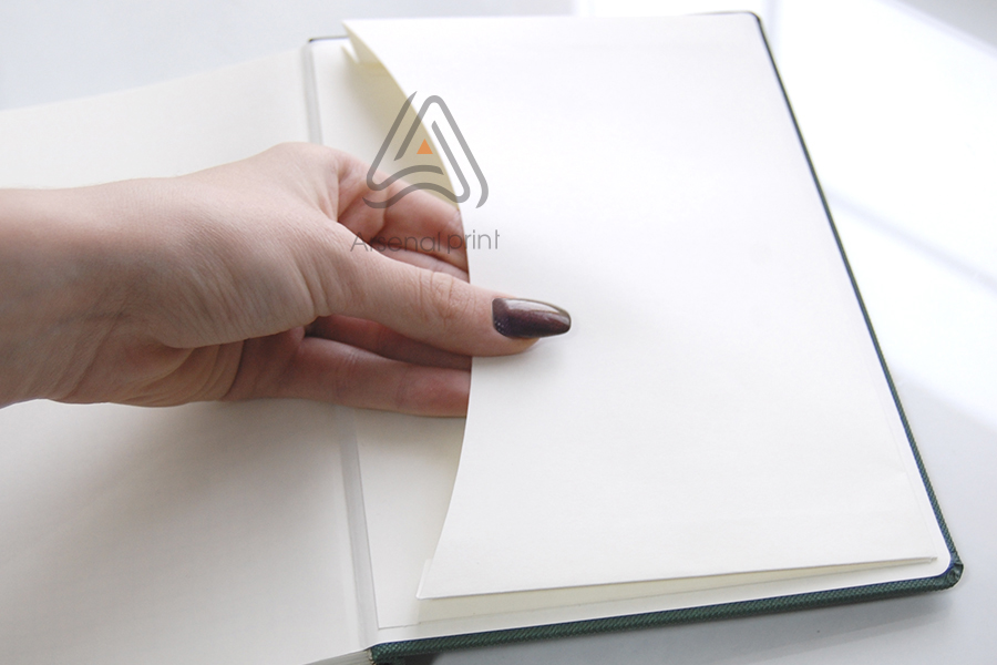 Кишенька для блокнота - Заготовка -Кремовий папір