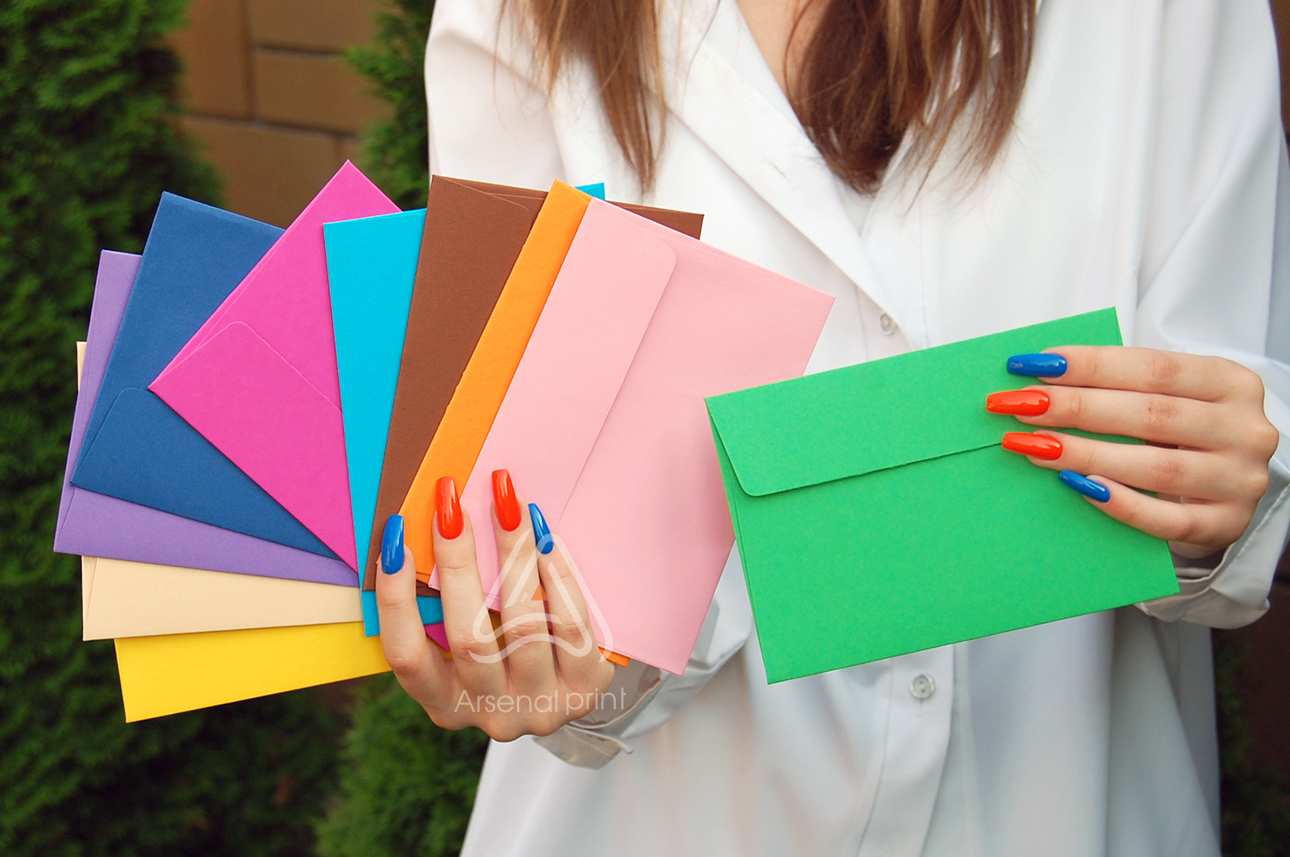 Продаж готових конвертів - Дизайнерський папір