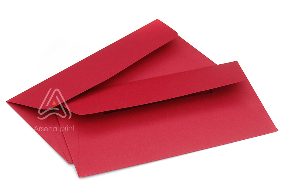 Бордовий конверт - купити