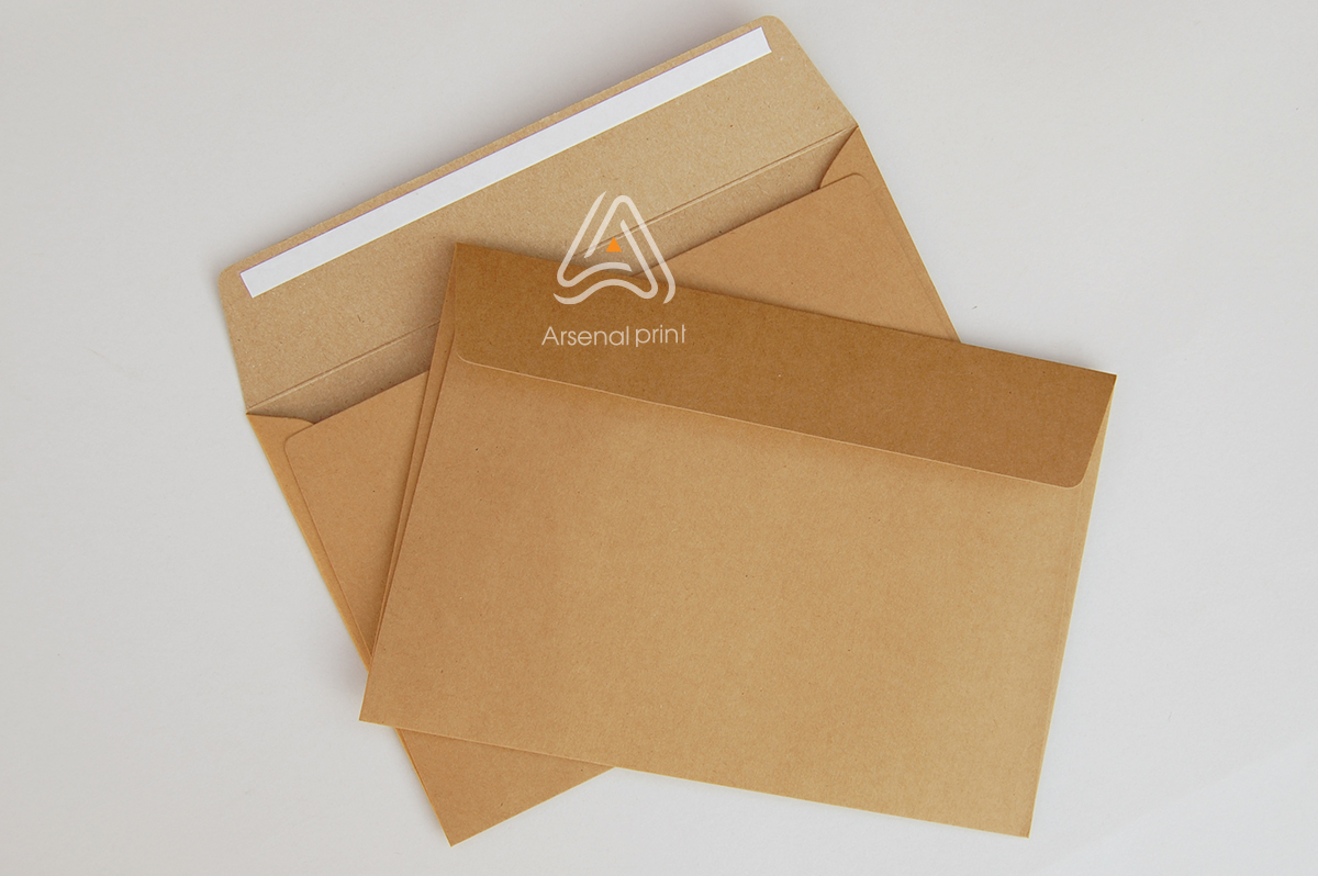 Замовити картонні крафт конверти C5