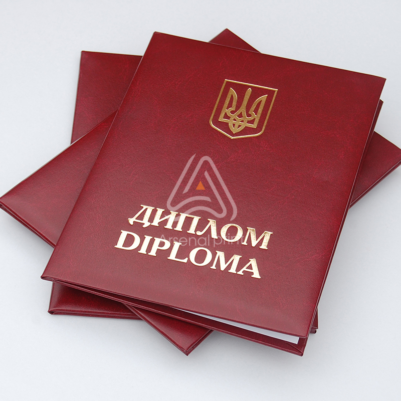 Обкладинка для вручення ДИПЛОМА (з поролоном м'яка)