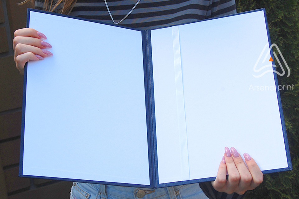 Тверда обкладинка для вручення ДИПЛОМА - Замовити