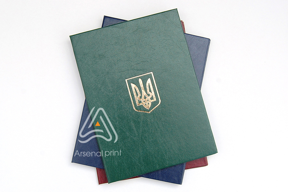 Купити обкладинку на вручення - Герб