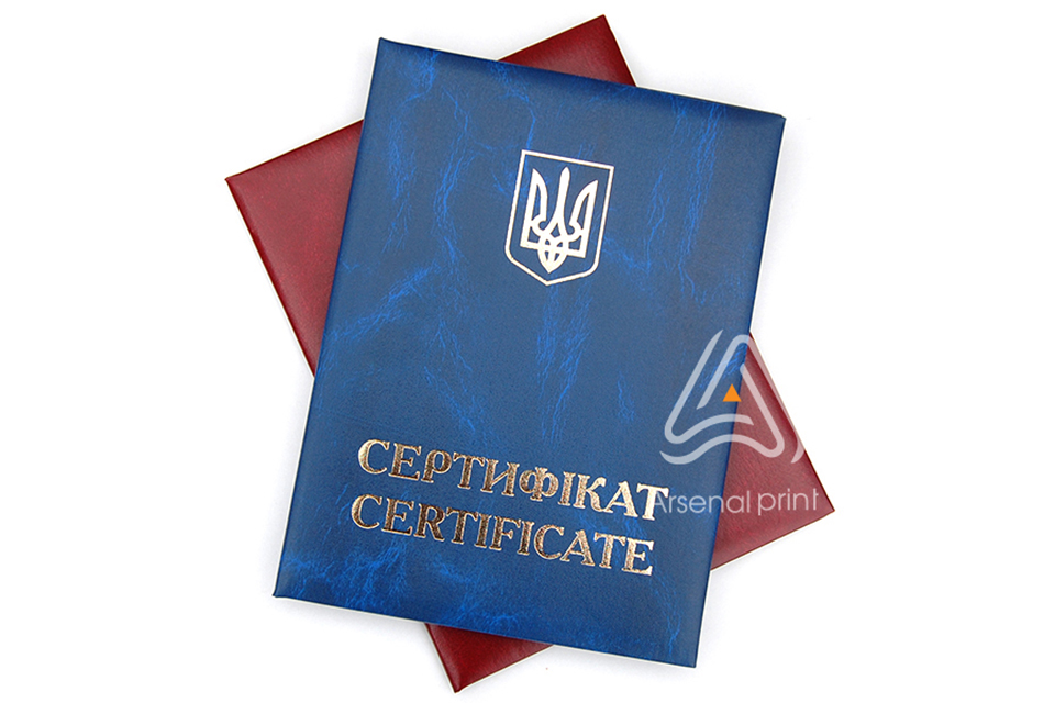 А5 обкладинка для сертифікатів