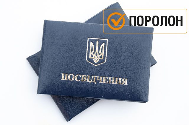 Обкладинка для посвідчення "Синього кольору"