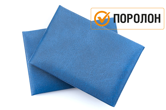 Бланк обкладинки для посвідчення - Блакитного кольору