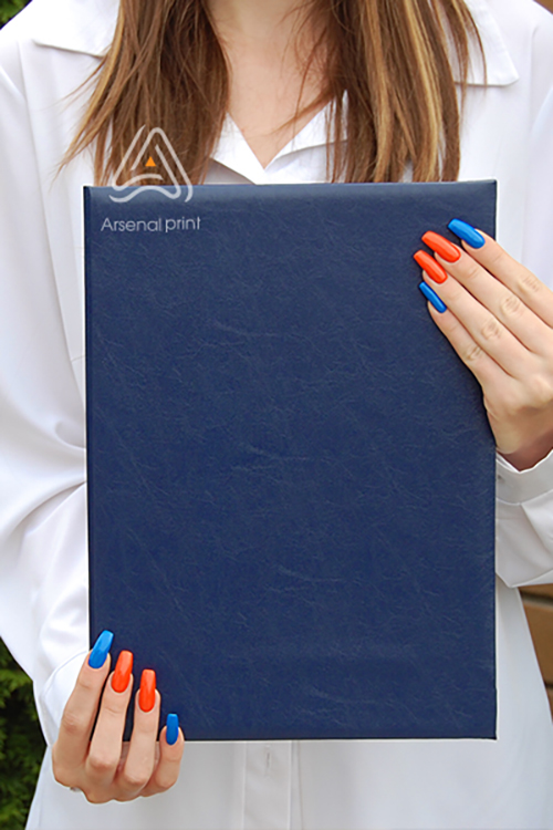 Обкладинка для власного тиснення - Синя
