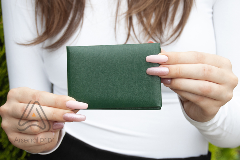 Бланк обкладинка для тиснення - Зелений колір