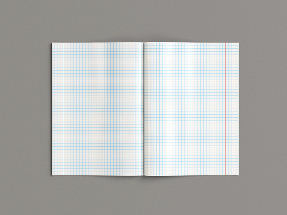 Блок аркушів - зошит в клітинку