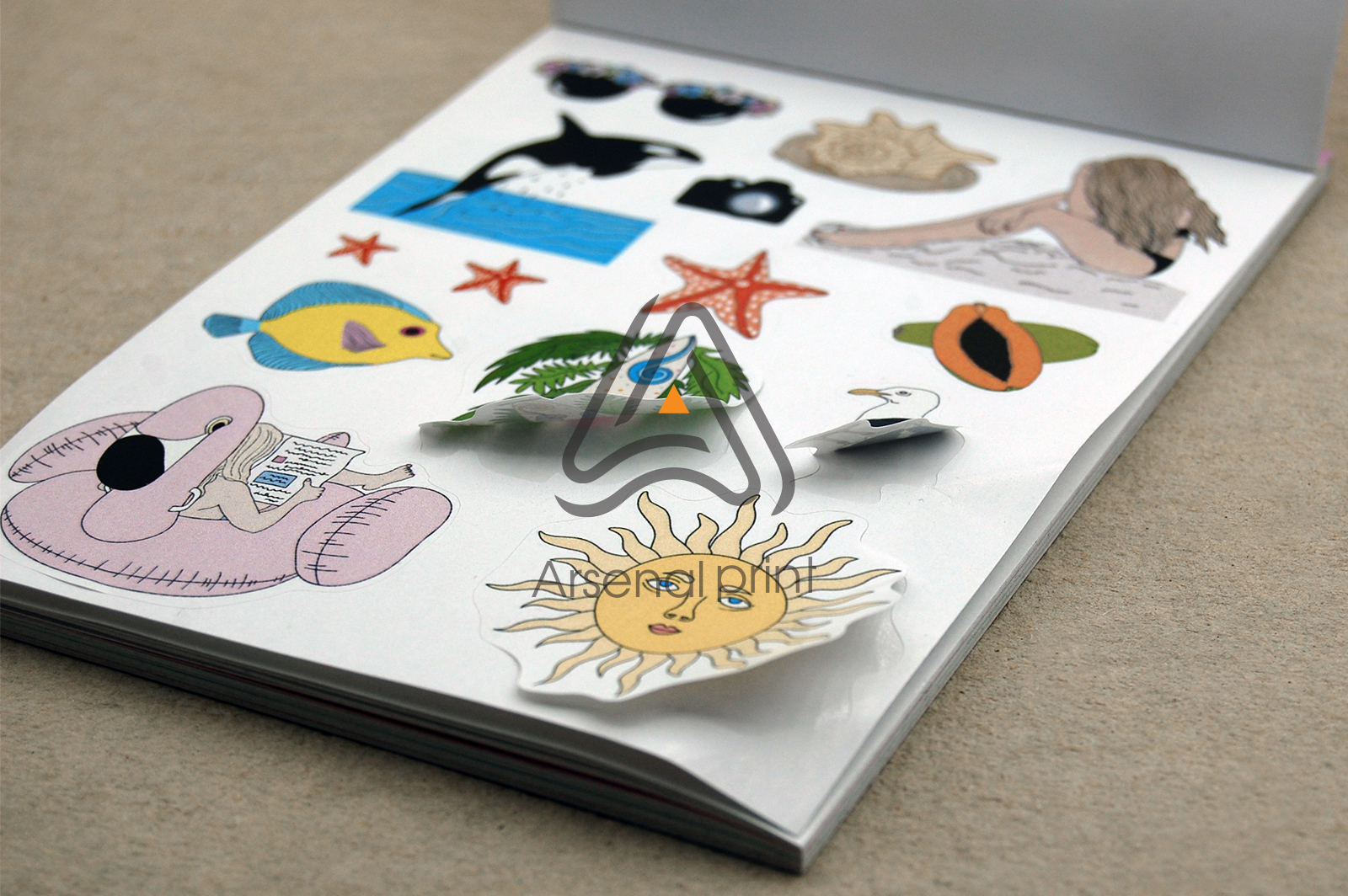 stiker-book